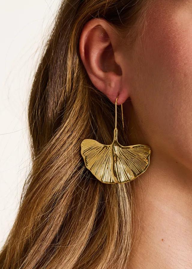 la-f-e-marabout-e-ginkgo-h-ngeohrringe-gold-nickelfrei-tu image 1