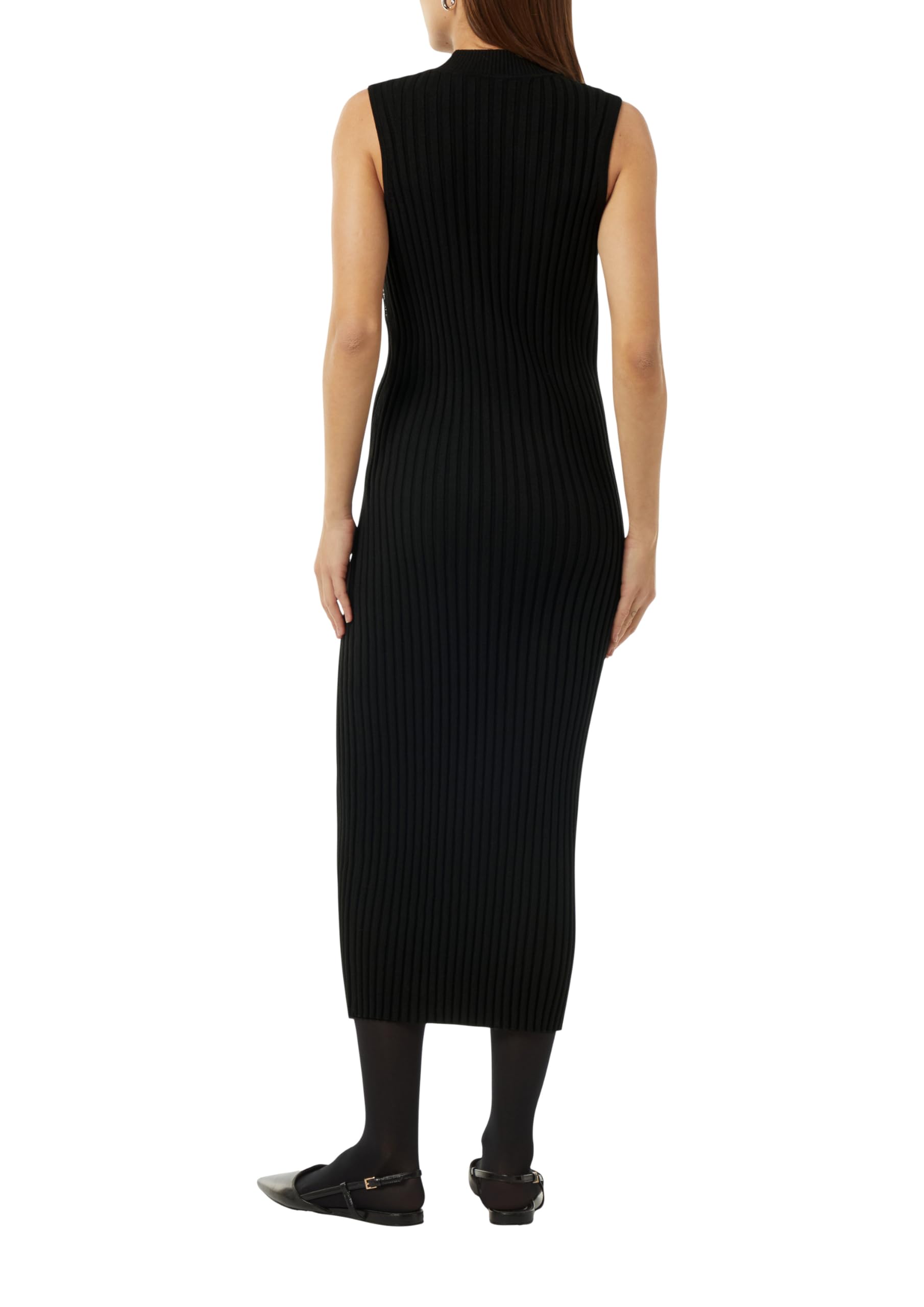 comma-dresses-strickkleid-stehkragen-pailletten-damen-gr-e-46 image 2