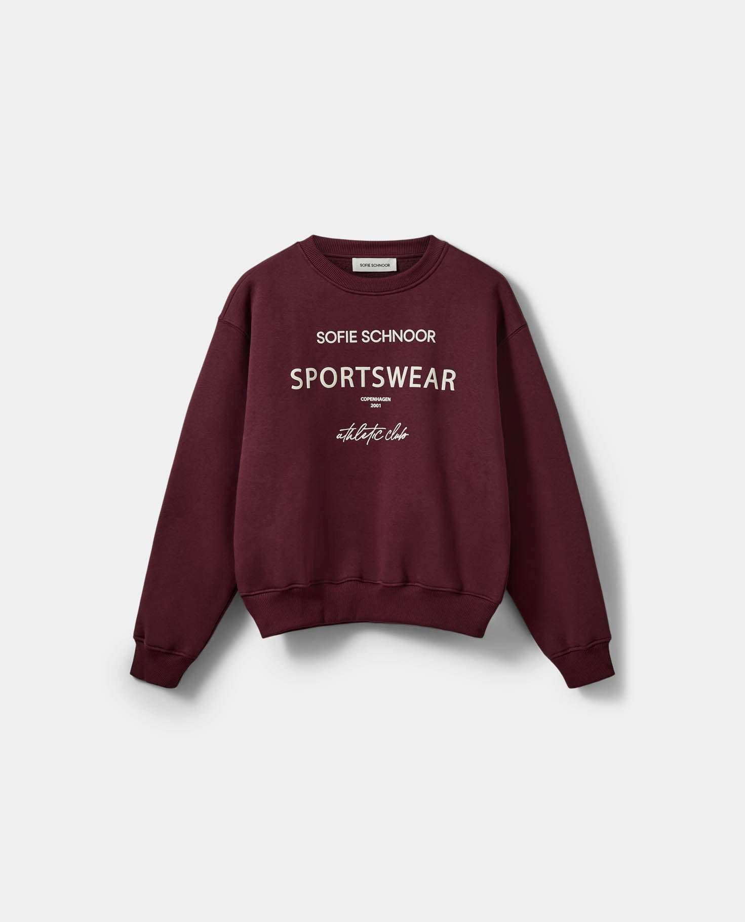 sofie-schnoor-sport-luisasw-sweatshirt-burgund-baumwolle image 1