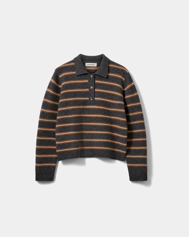 sofie-schnoor-women-stormasw-pullover-dunkelgrau-gestreift-lammwolle image 1