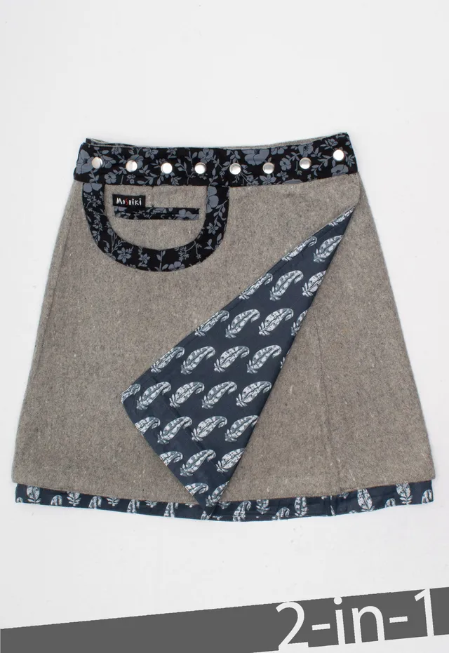 moshiki-hot-cookie-53-wickelrock-wool-48-cm-wendbar image 1