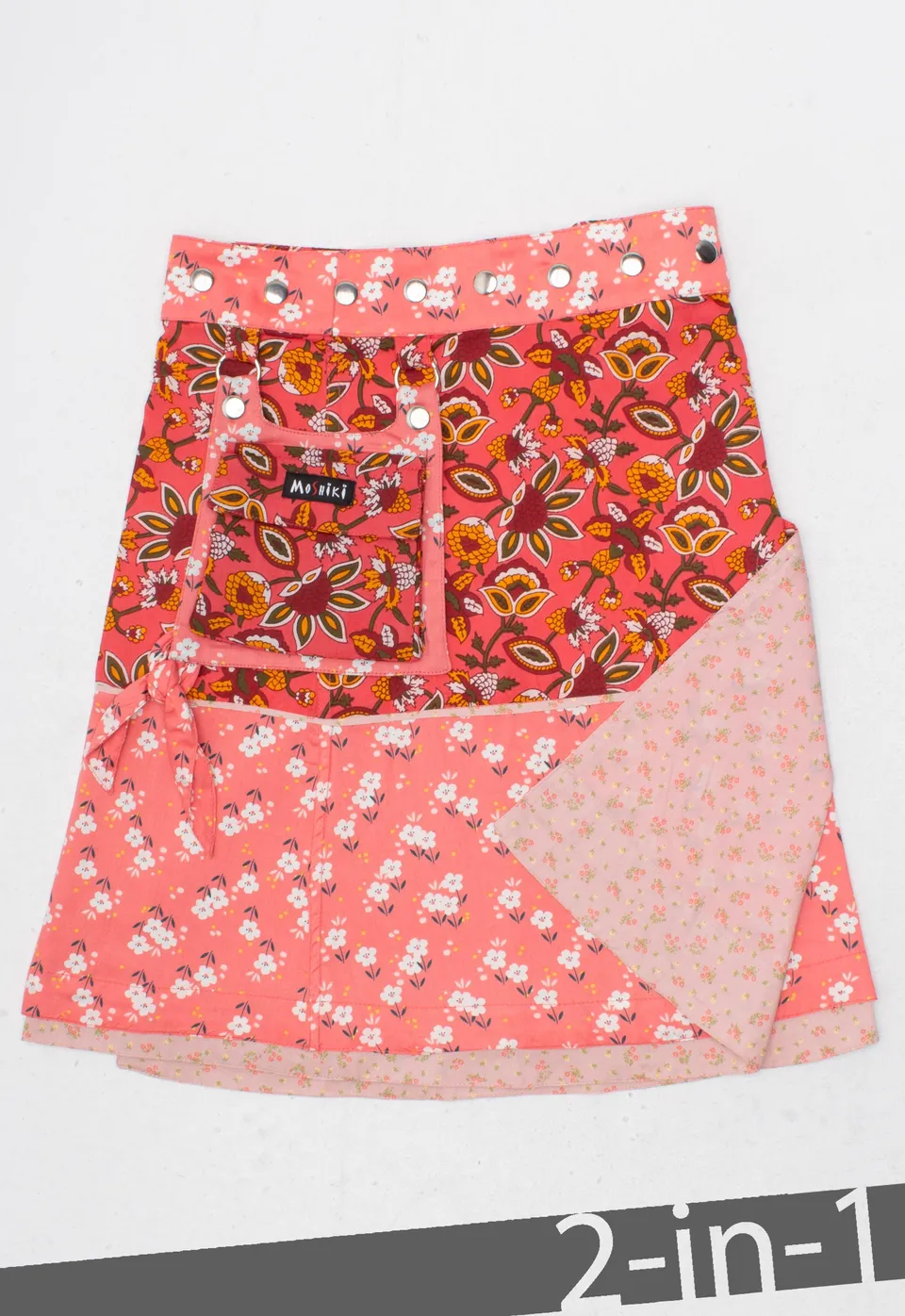 moshiki-hot-cookie-45-cotton-wickelrock-50-cm-floral image 1
