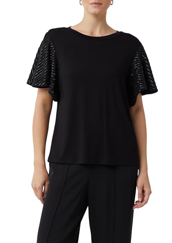 comma-damen-t-shirt-volant-rmel-pailletten-shirt-gr-e-36 image 8