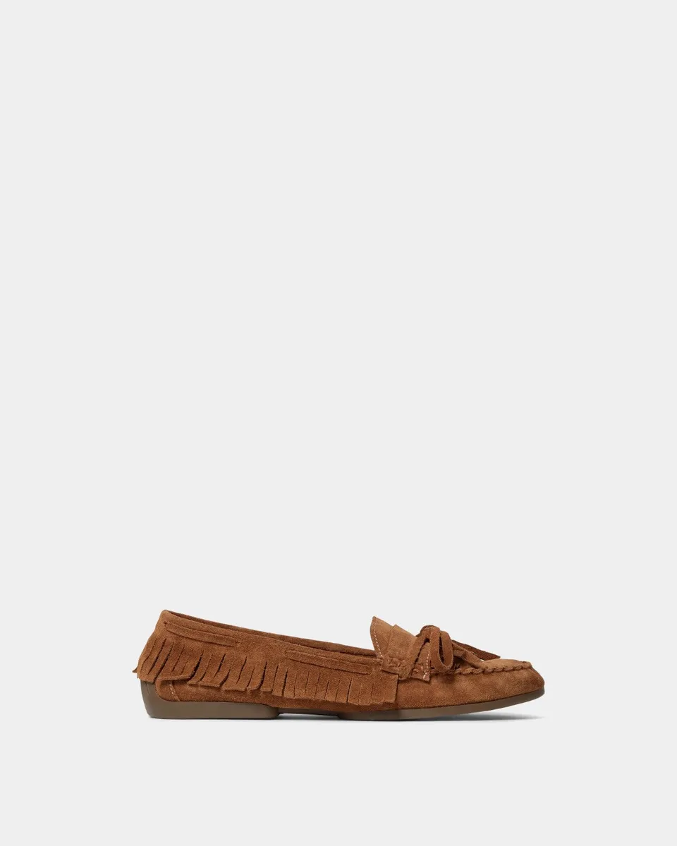 sofie-schnoor-margitsw-loafer-cognac-wildleder-fransen image 1