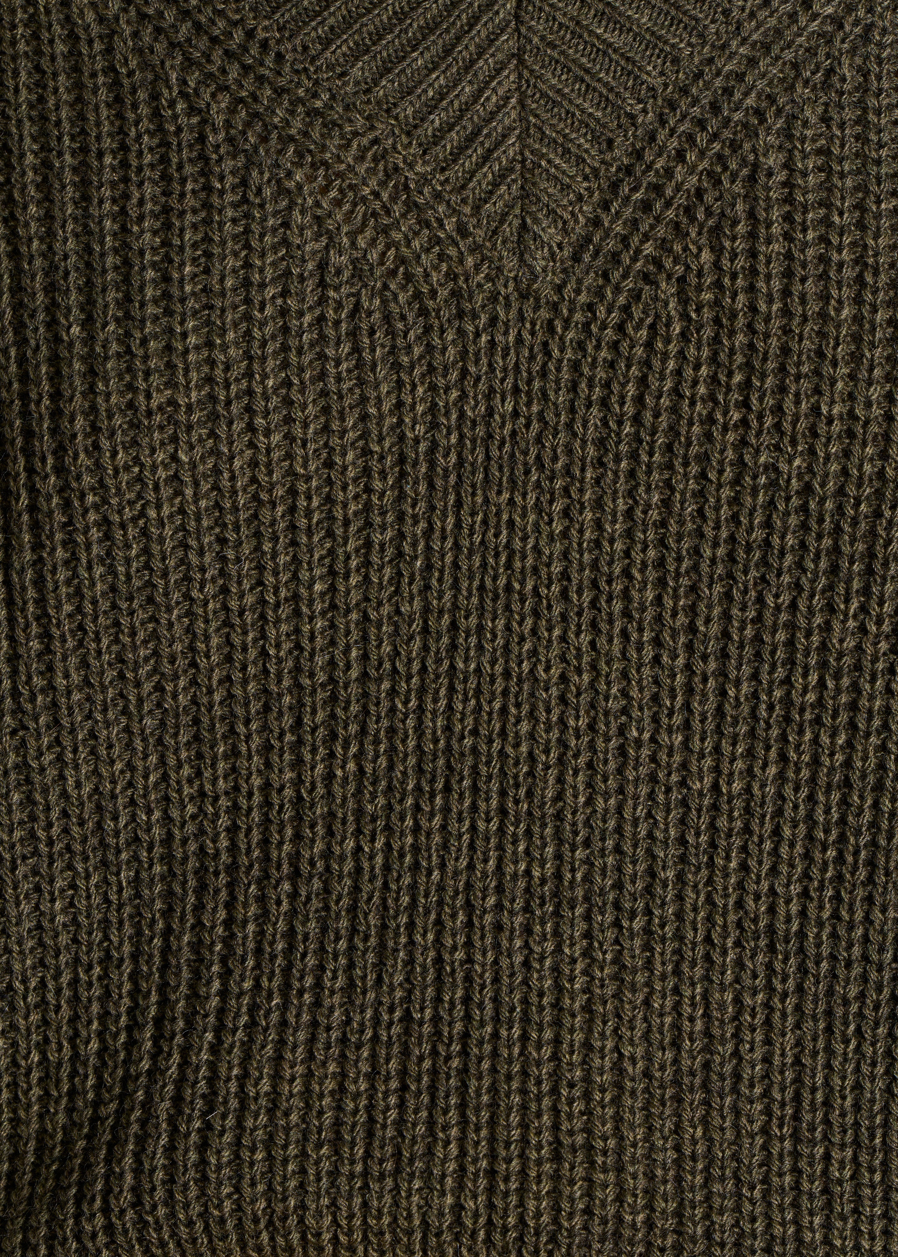 la-f-e-marabout-e-tarax-pullover-kaki-v-ausschnitt image 4
