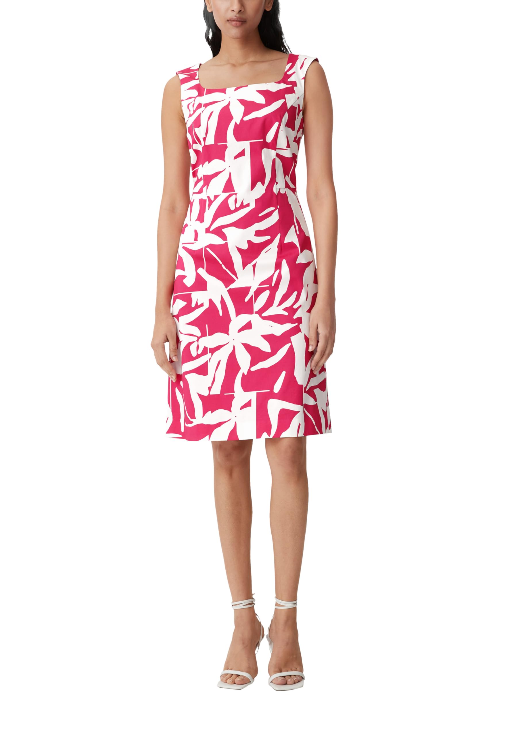 comma-kleid-kurz-baumwollstretch-pink-gr-40-sommer image 8