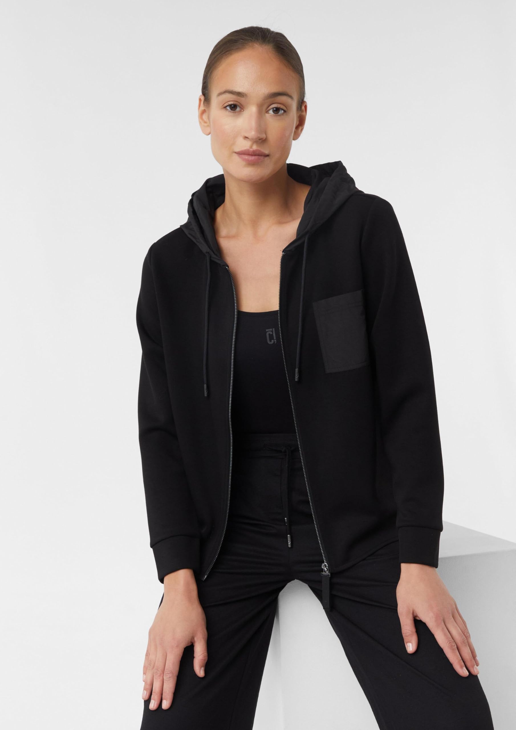 comma-2171146-sweatshirt-jacke-gr-e-40-mit-kapuze image 8