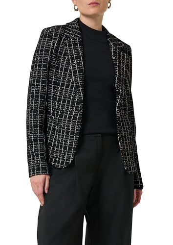 comma-blazer-2158129-boucl-kariert-schwarz-gr-38 image 8