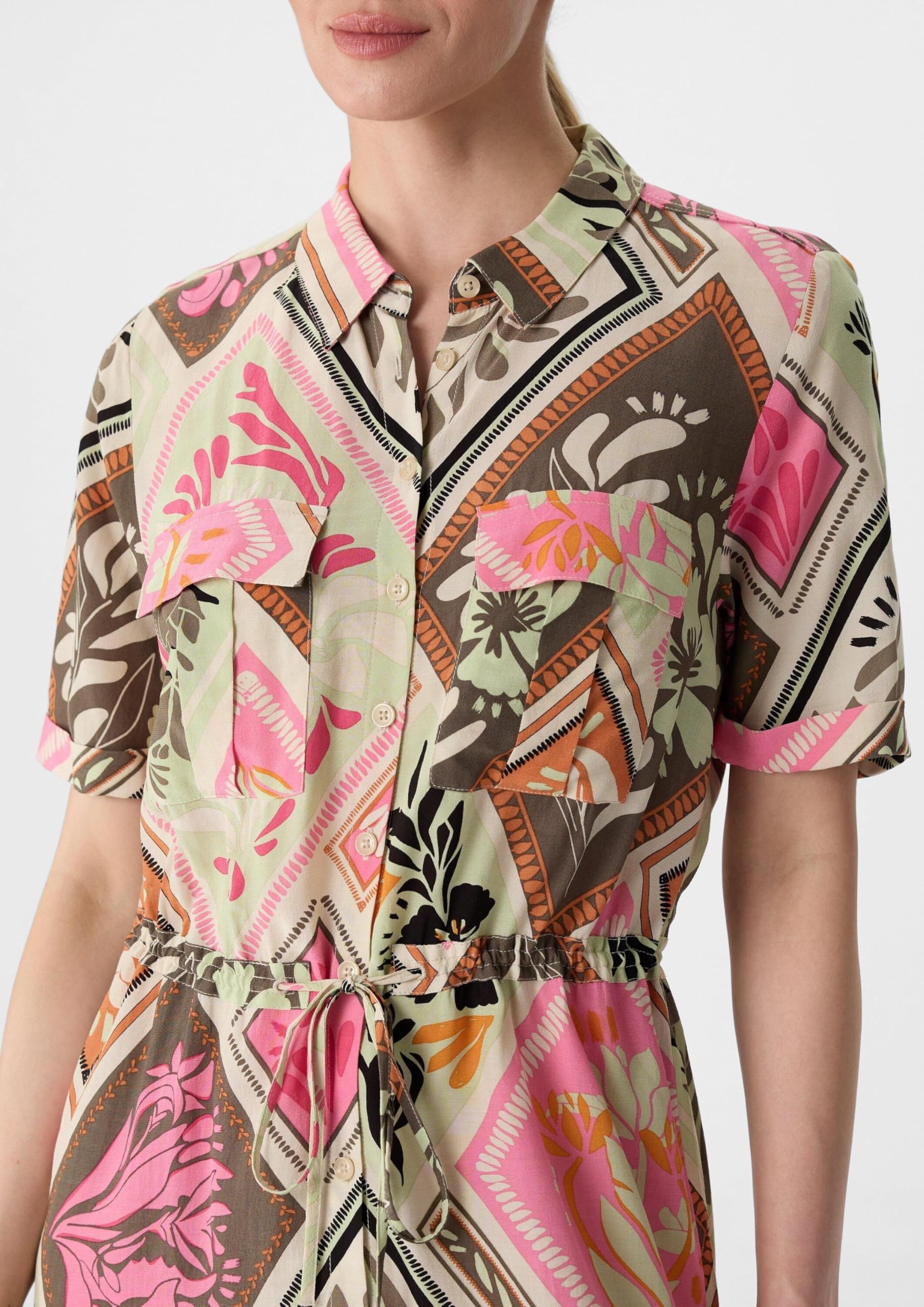 comma-hemdblusenkleid-all-over-print-gr-e-42 image 3