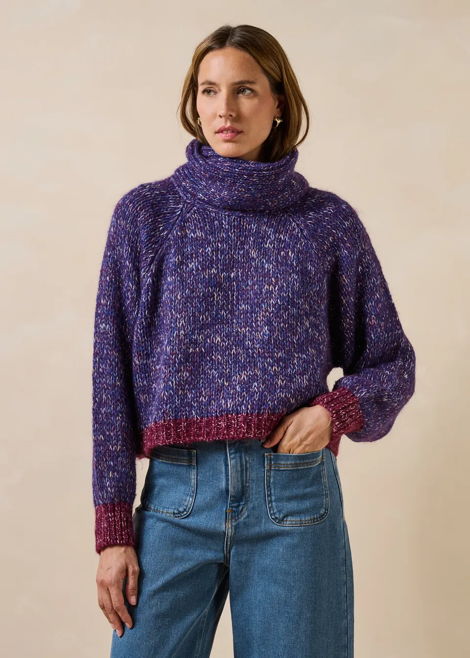 la-f-e-marabout-e-girardo-pullover-violett-wolle-mohair image 1