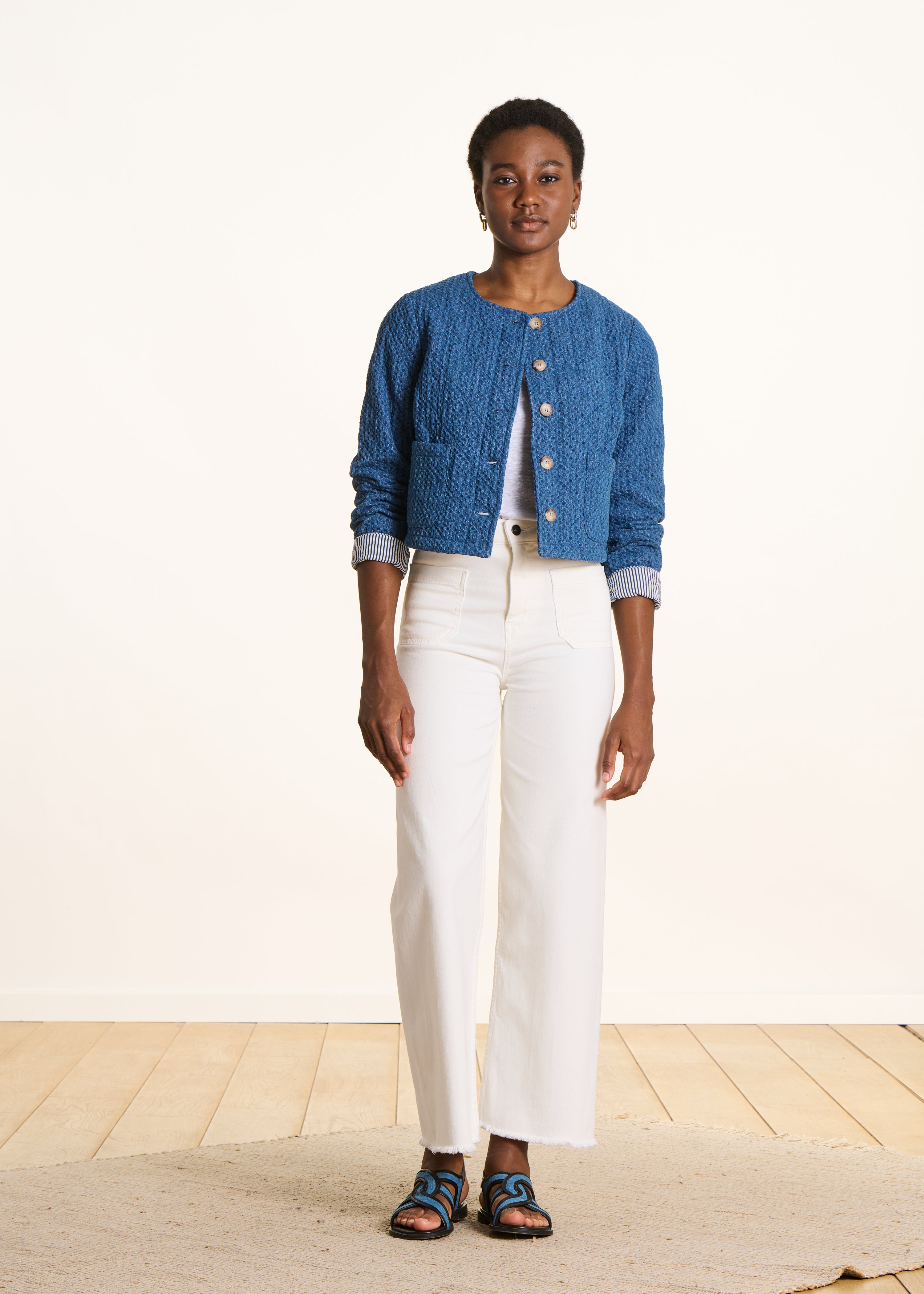 la-f-e-marabout-e-vileny-jeansjacke-denim-kurz image 2
