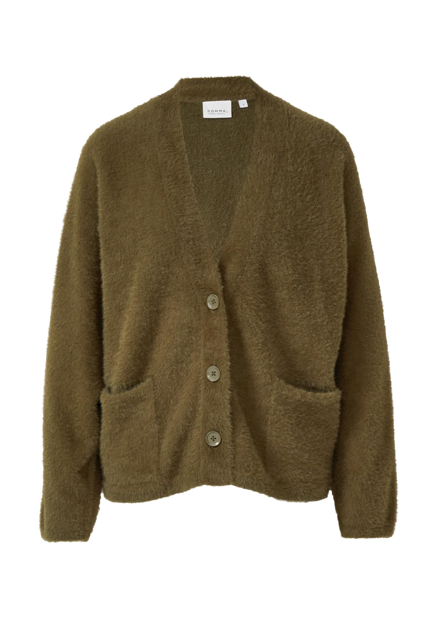 comma-cardigan-relaxed-fit-strick-olivgr-n-xs image 4