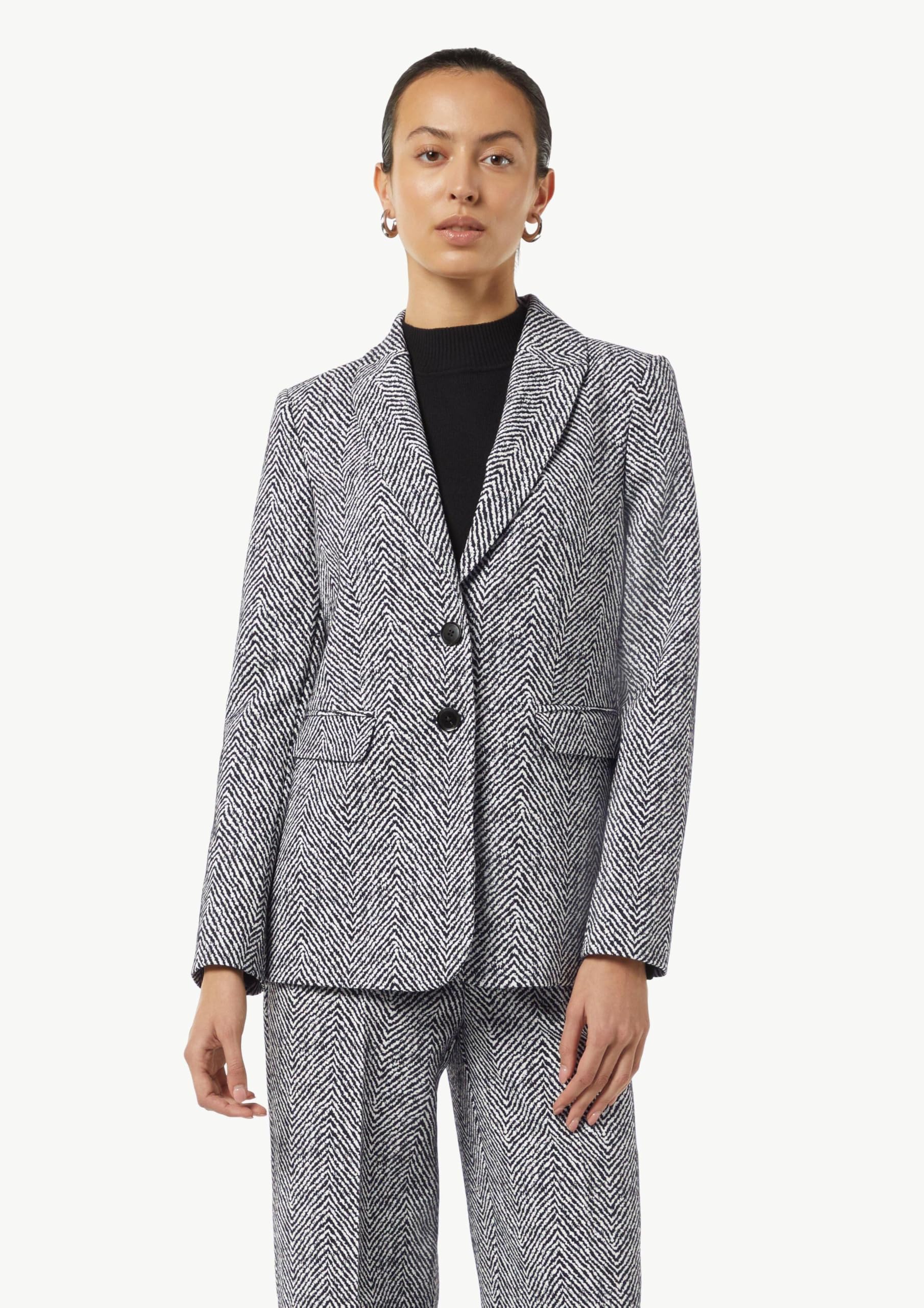 comma-blazers-blazer-jacquard-strukturmuster-damen-gr-44 image 7