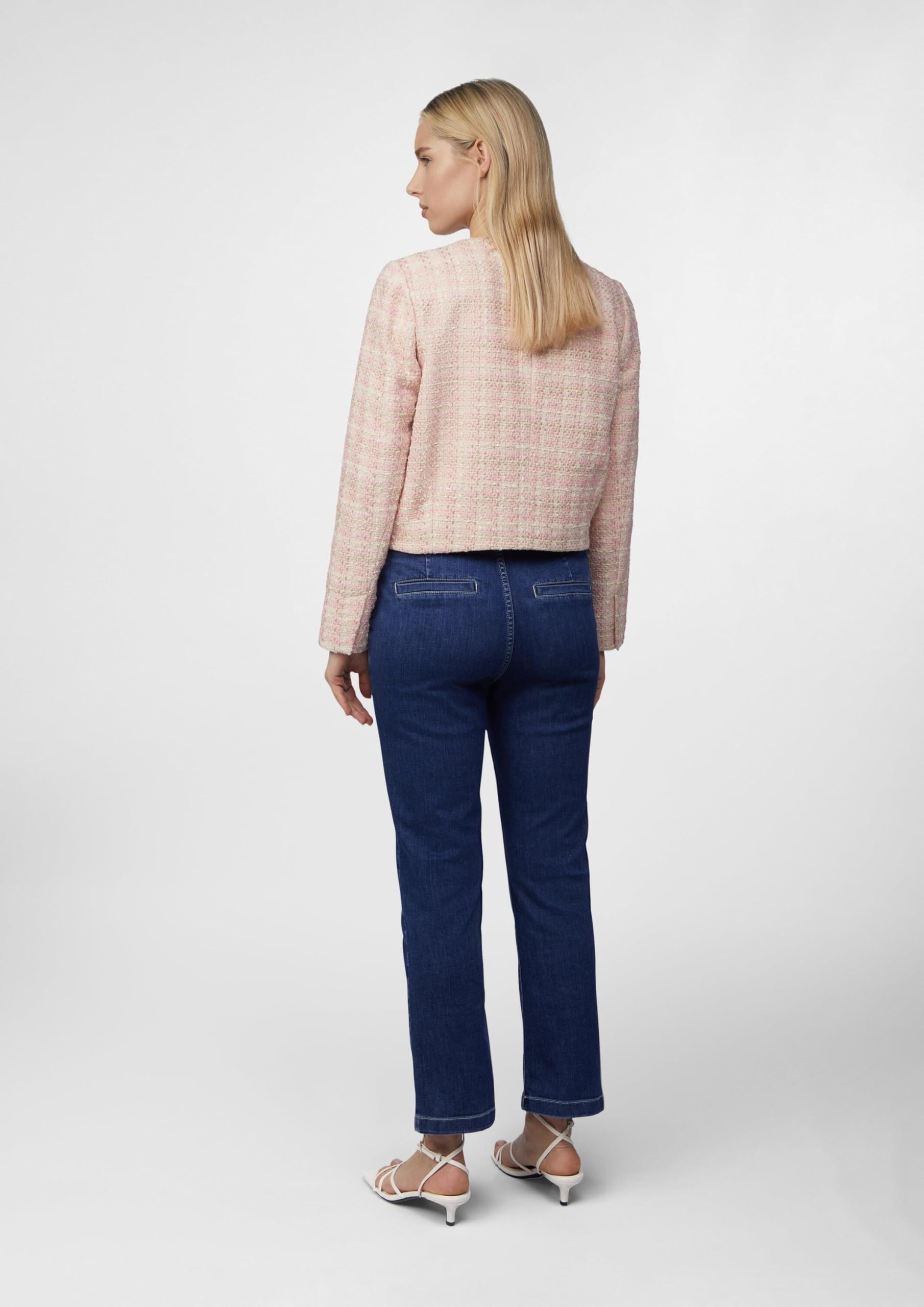 comma-tweed-jacke-boxy-fit-rundhals image 8