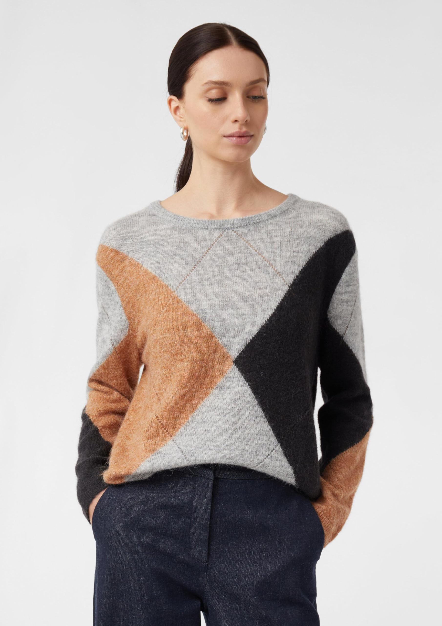 comma-strickpullover-alpakawollmix-rautenmuster-pullover image 6