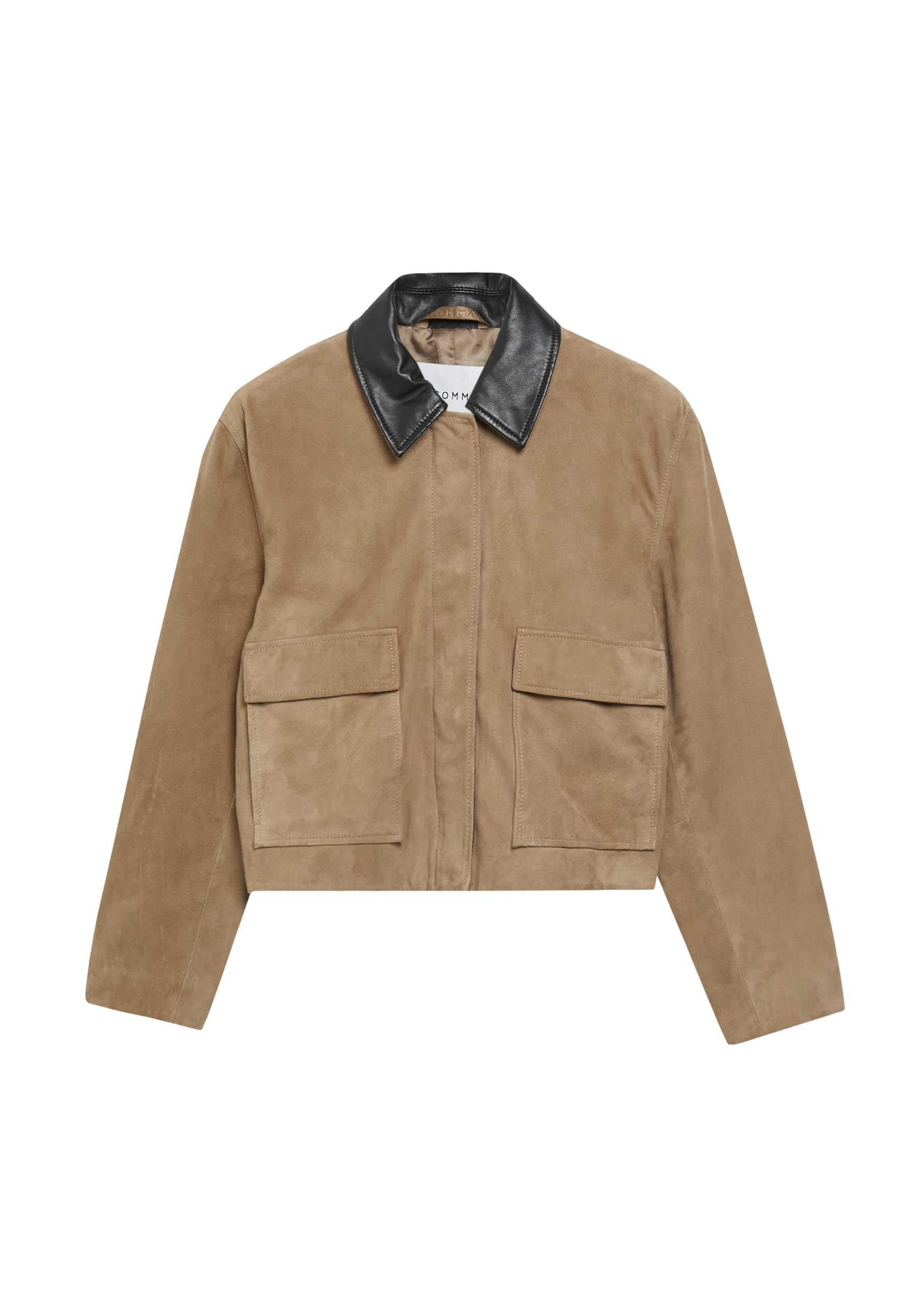 comma-jackets-veloursleder-jacke-hemdkragen-gr-e-38 image 4
