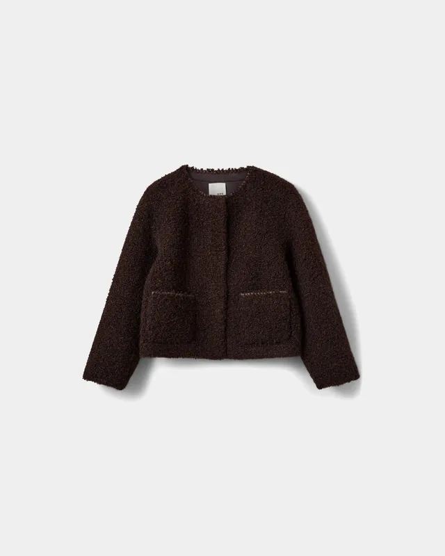 sofie-schnoor-women-juno-jacke-braun-kunstfell-boucle image 1