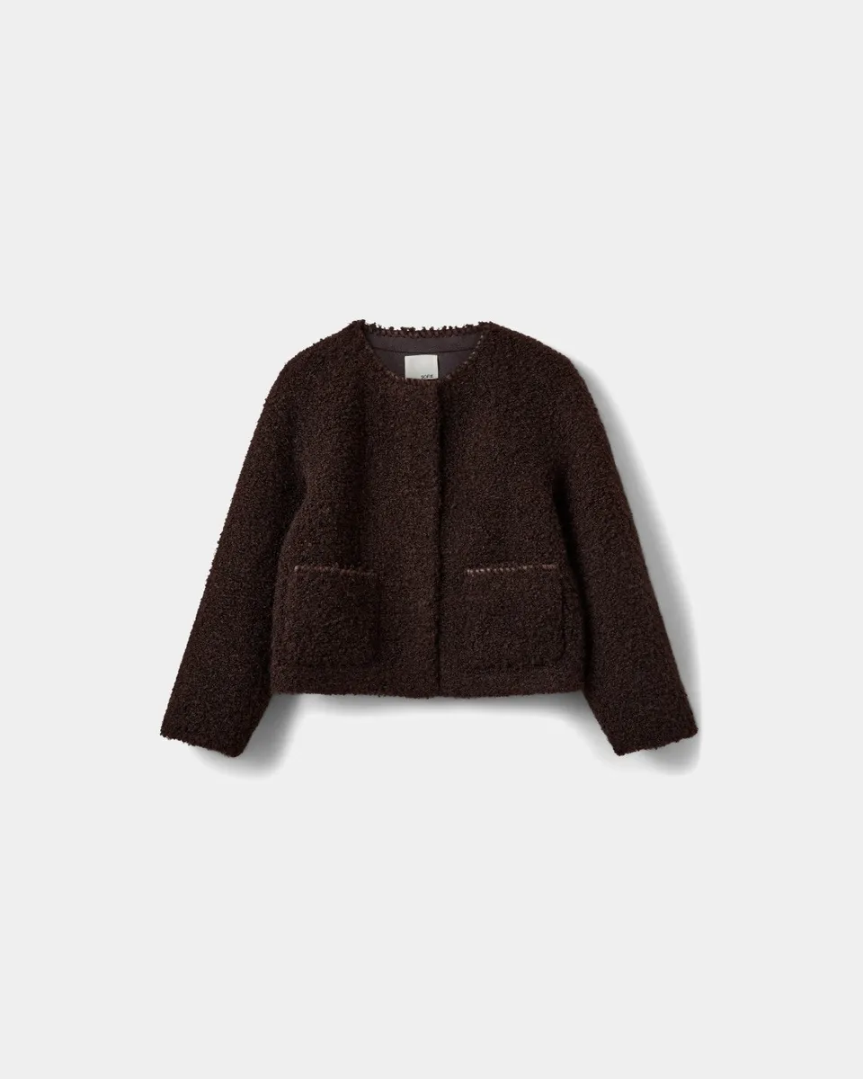 sofie-schnoor-women-juno-jacke-braun-kunstfell-boucle image 1