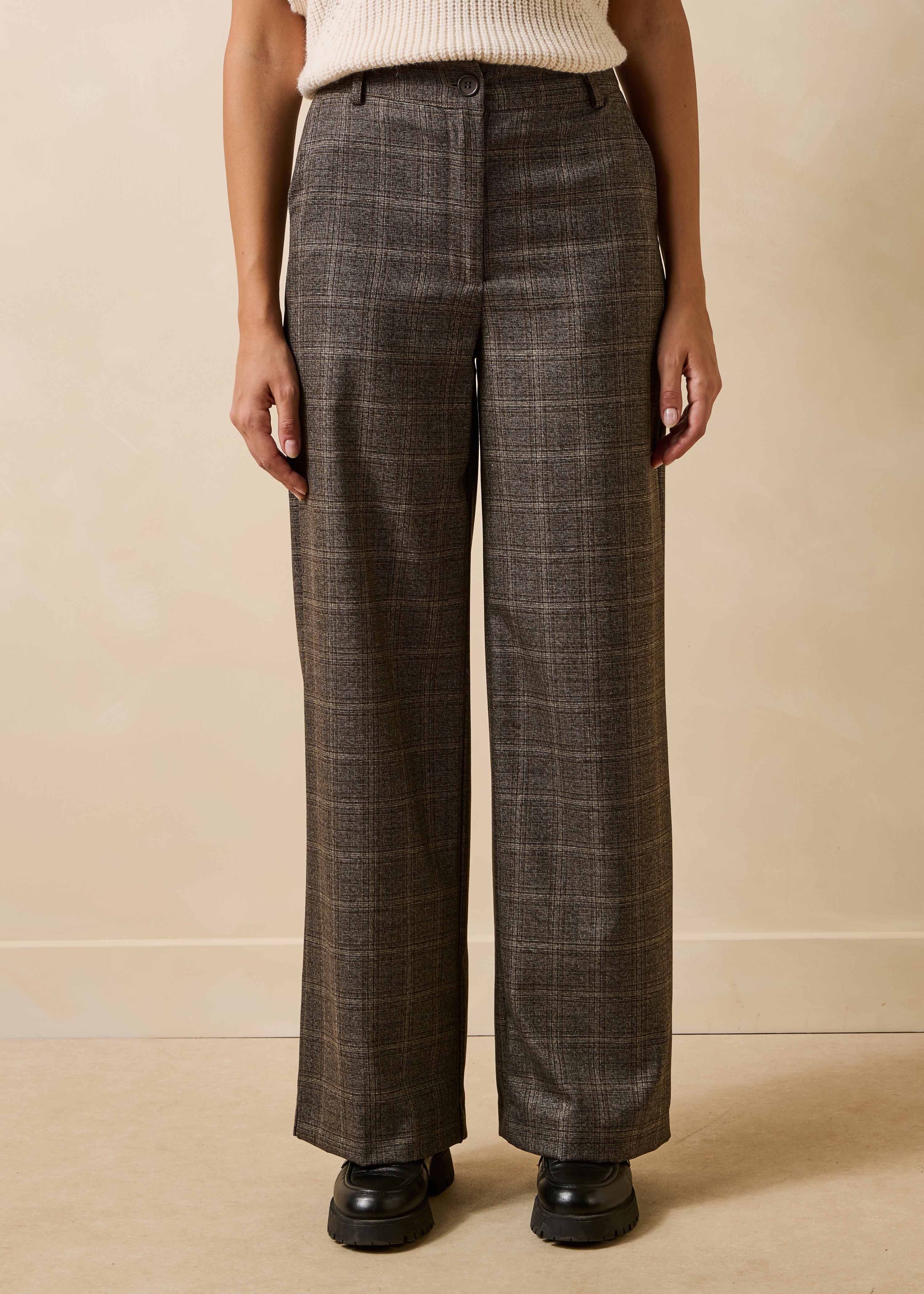 la-f-e-marabout-e-triple-hose-braun-karo-gr-34 image 2