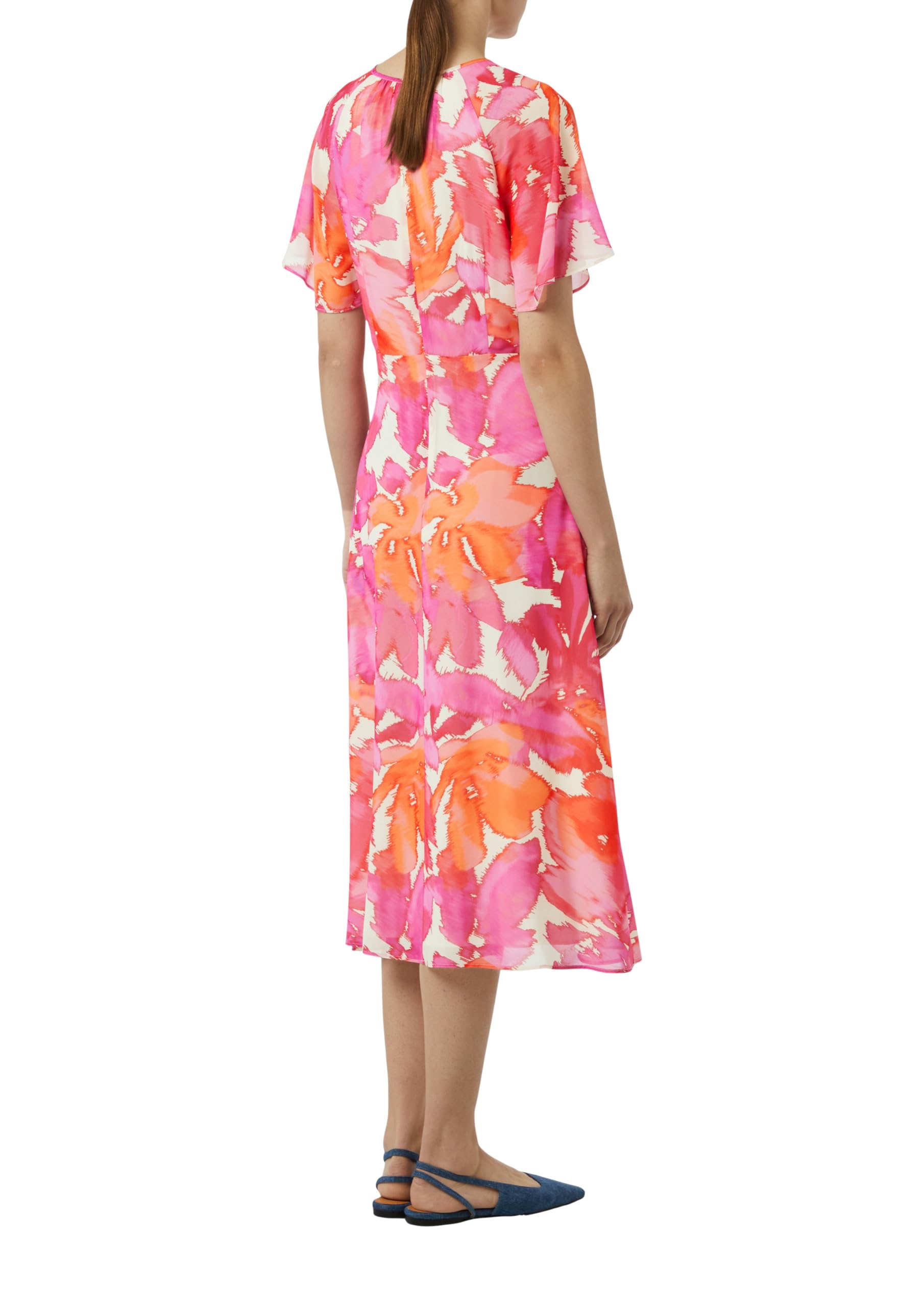 comma-midi-kleid-all-over-print-kleid-gr-44 image 2