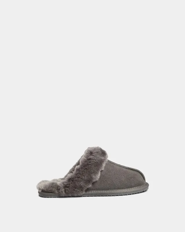 sofie-schnoor-women-bettinasw-hausschuh-dunkelgrau-fell image 1