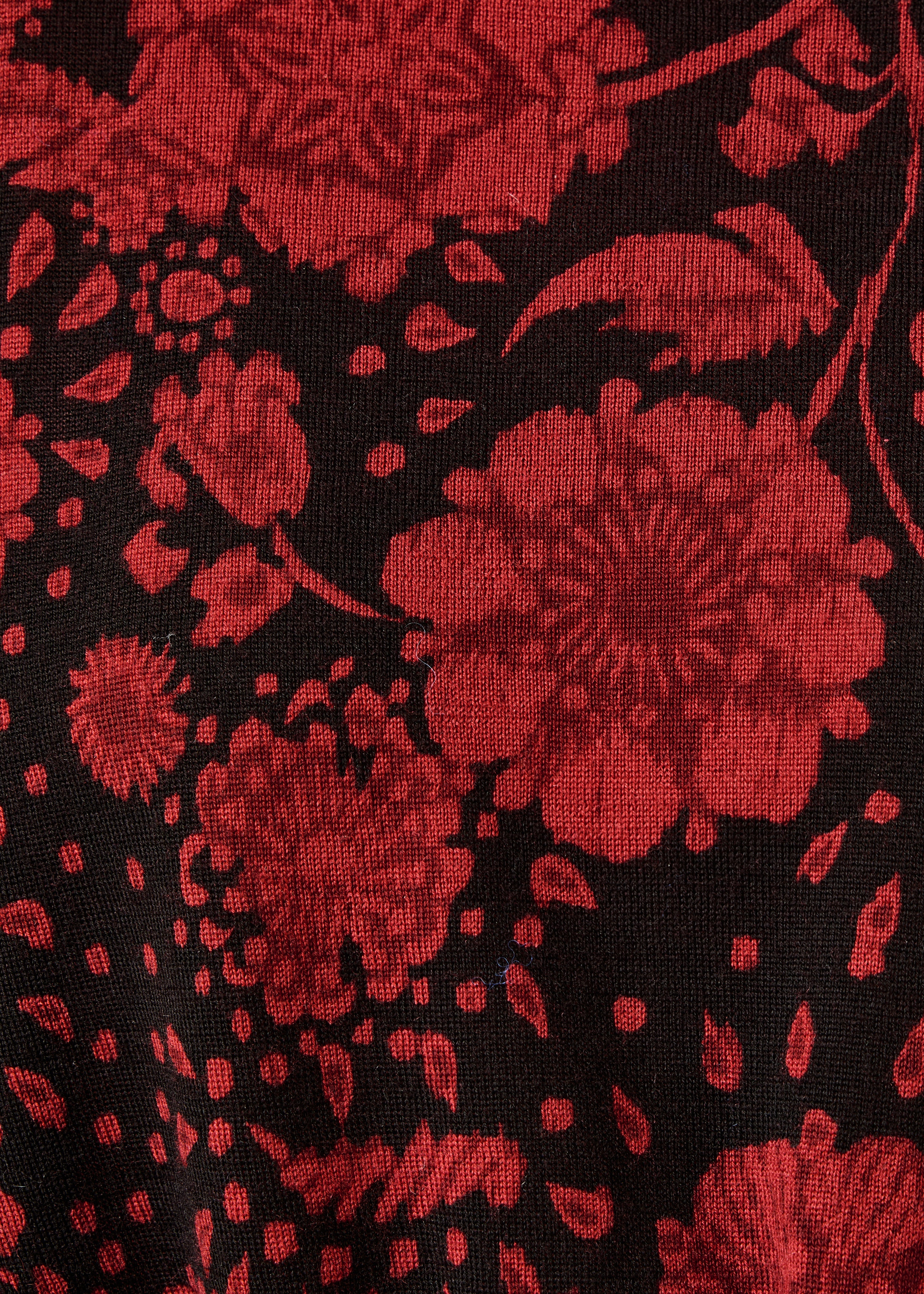 la-f-e-marabout-e-eir-pullover-bordeaux-floral-wolle image 4