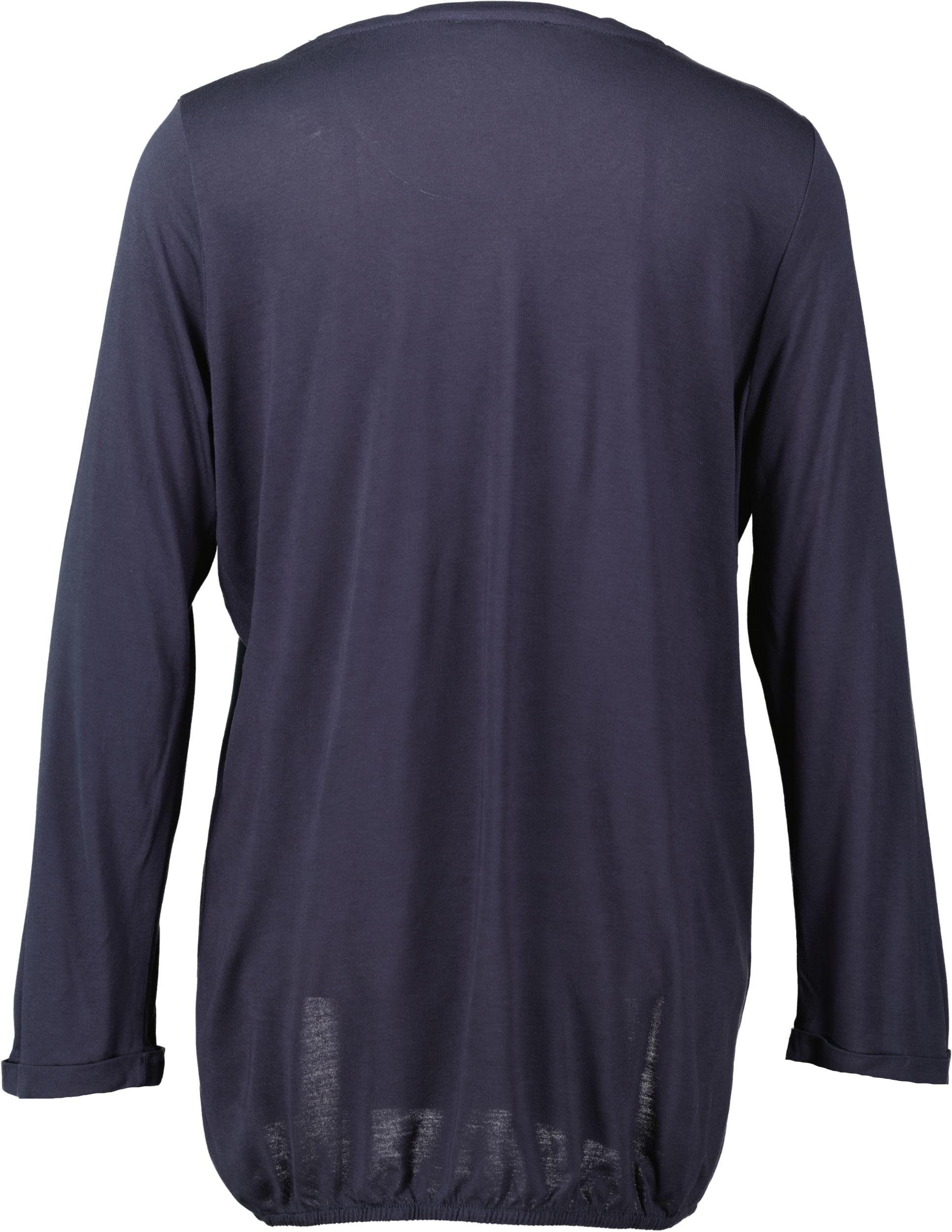 comma-langarmshirt-print-shirt-dunkelblau-jersey image 3