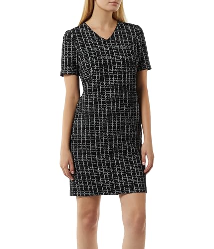 comma-boucl-kleid-karo-gr-42-elastisch-kurz image 7