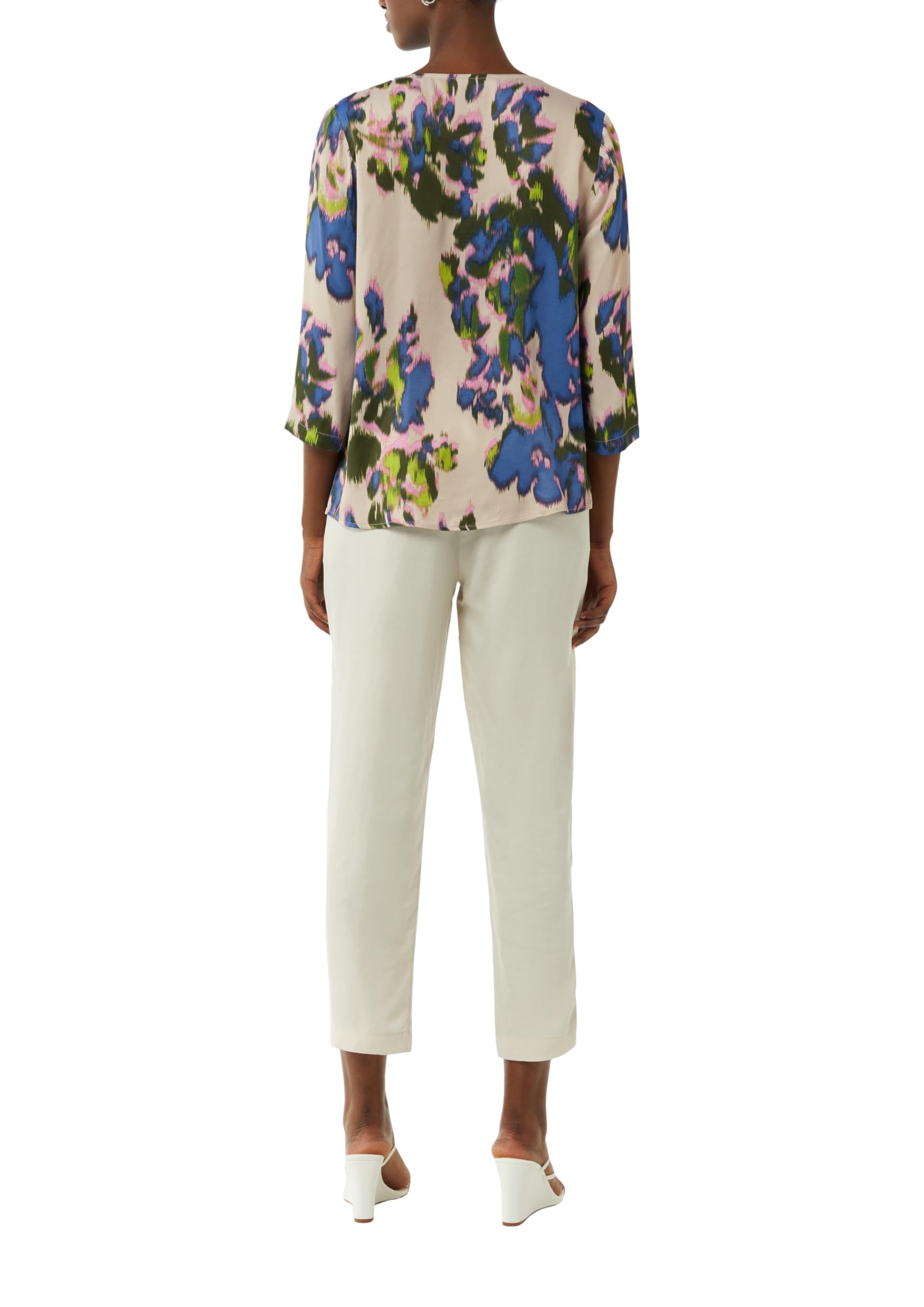 comma-satin-bluse-mit-all-over-print image 2
