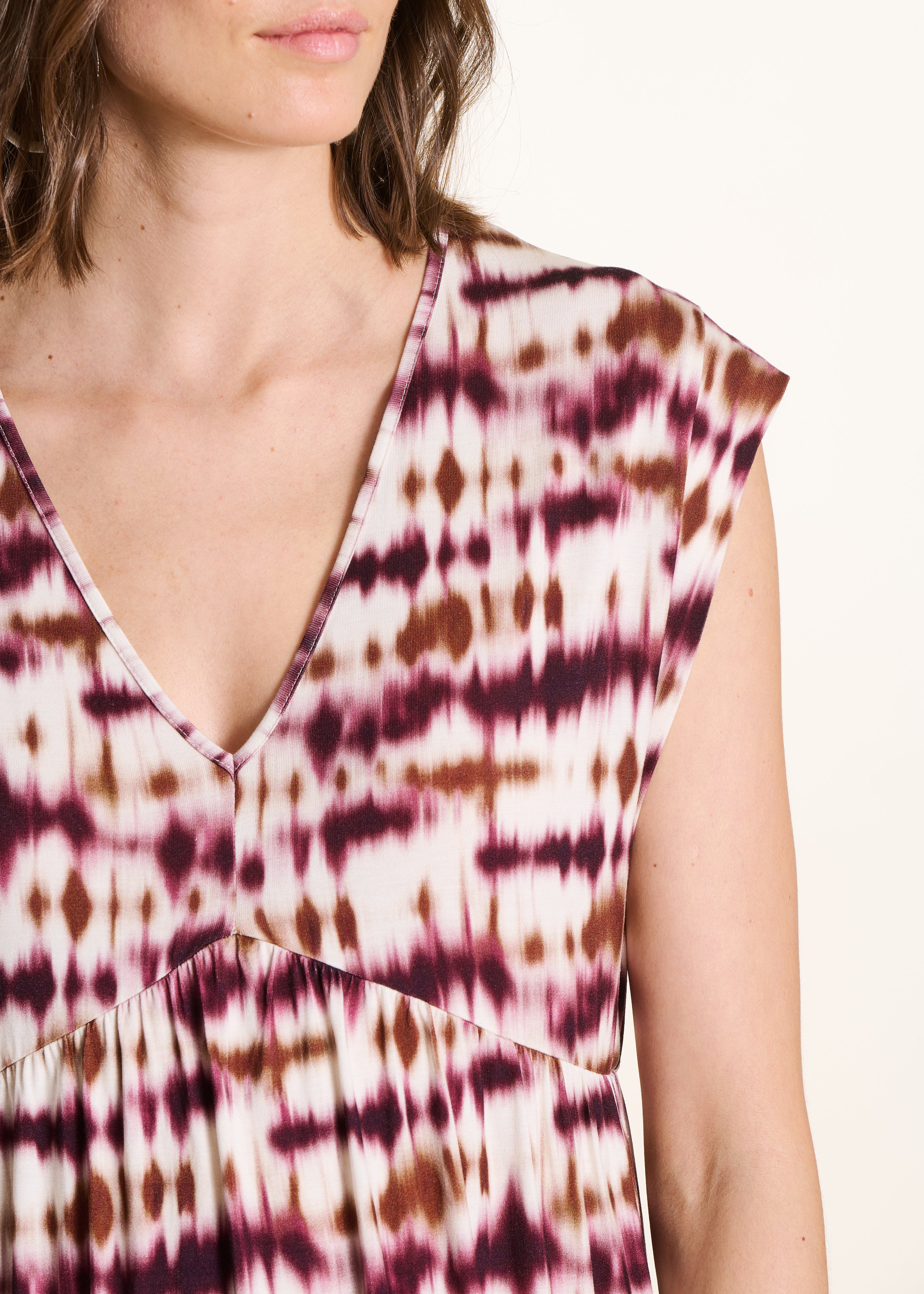 la-f-e-marabout-e-drazic-midikleid-bordeaux-tie-dye-viskose image 4