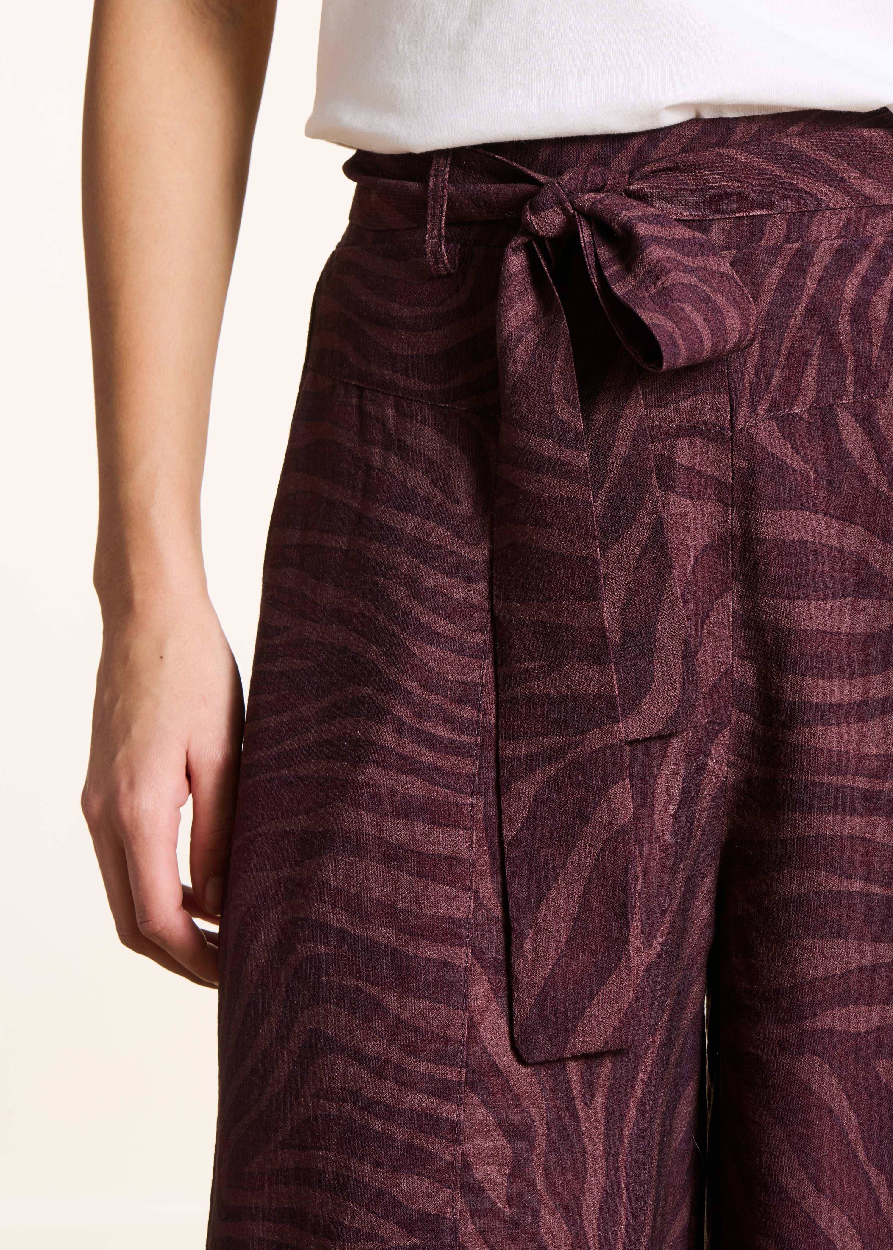 la-f-e-marabout-e-fari-7-8-hose-braun-animalprint-weit image 5