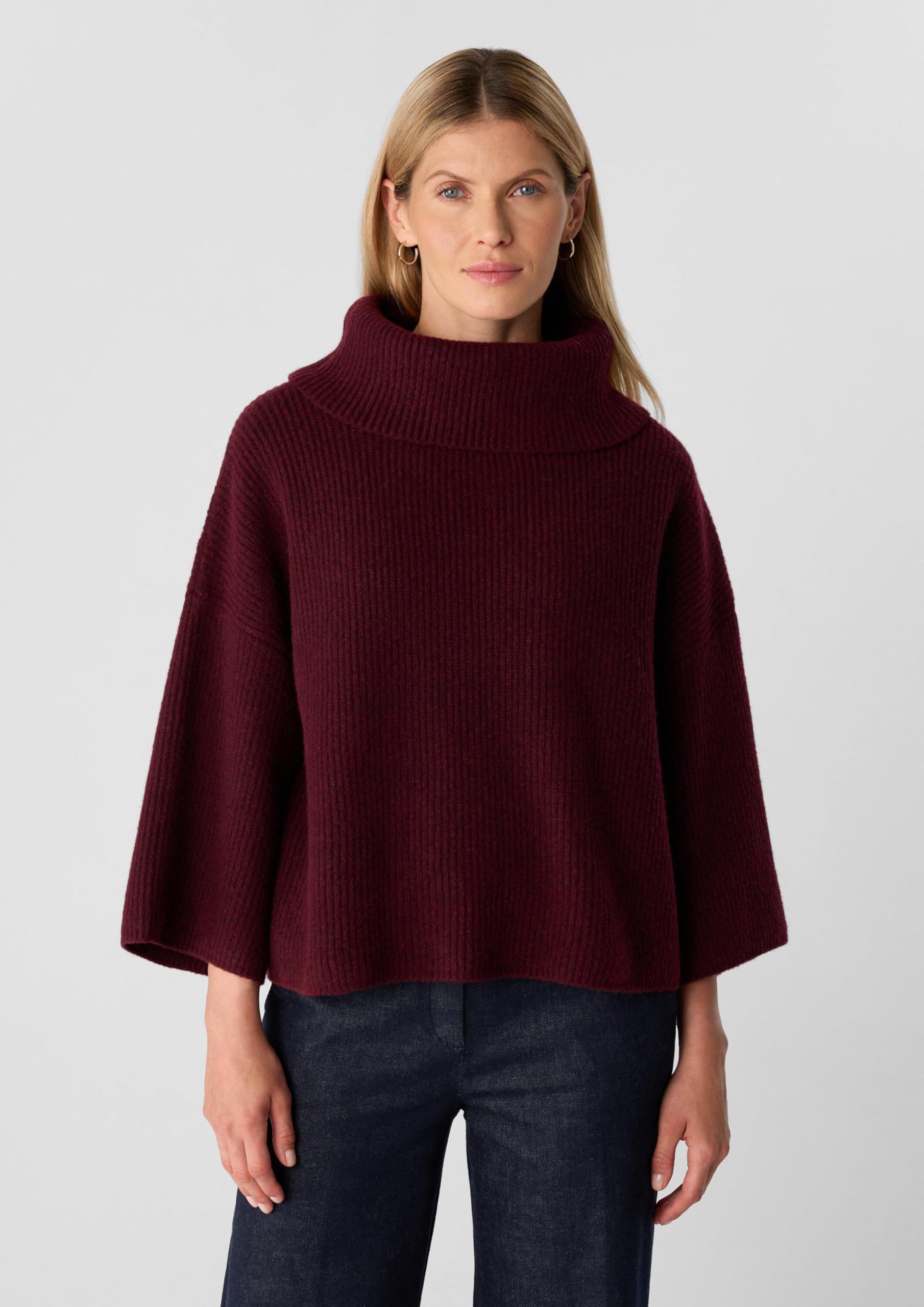 comma-2173390-poncho-pullover-damen-wasserfallkragen image 6