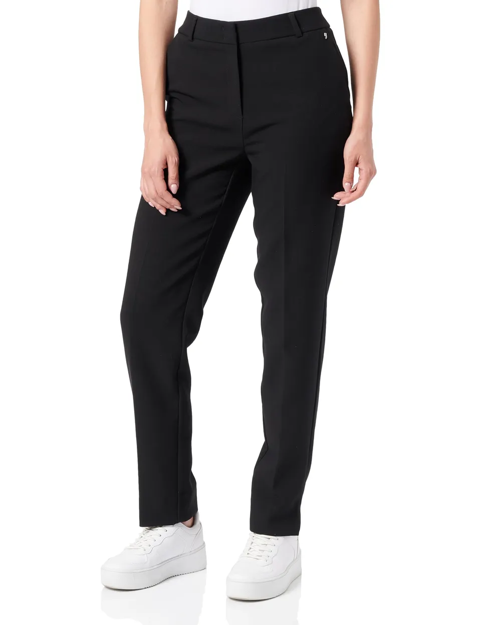 comma-slim-leg-hose-damen-hose-rot-46w-32l-viskosemix image 1