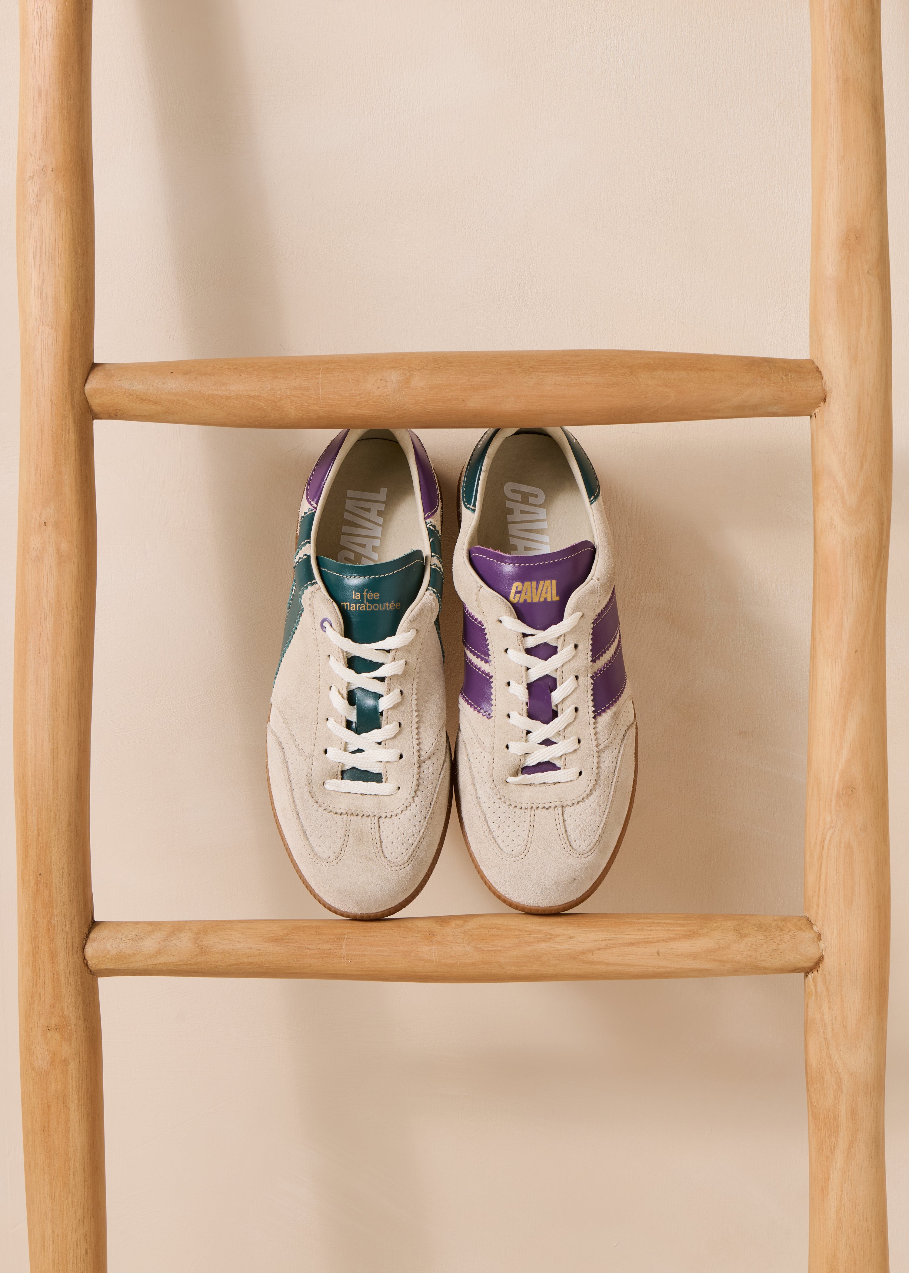 la-f-e-marabout-e-dulse-sneaker-beige-leder-retro image 2
