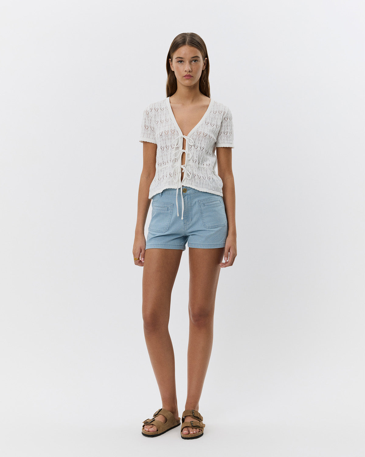 sofie-schnoor-women-naplessw-shorts-denimblau-gestreift image 2