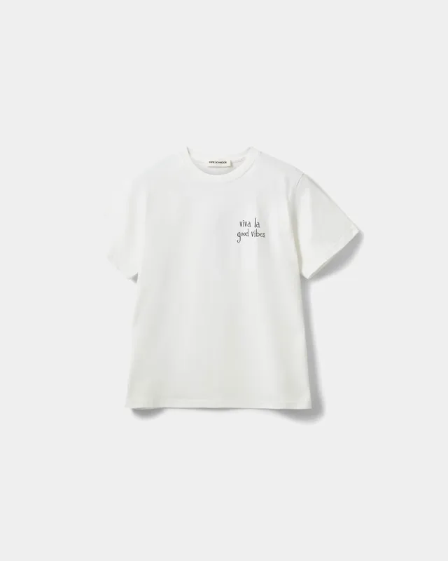 sofie-schnoor-riversw-t-shirt-off-white-baumwolle-good-vibes image 1