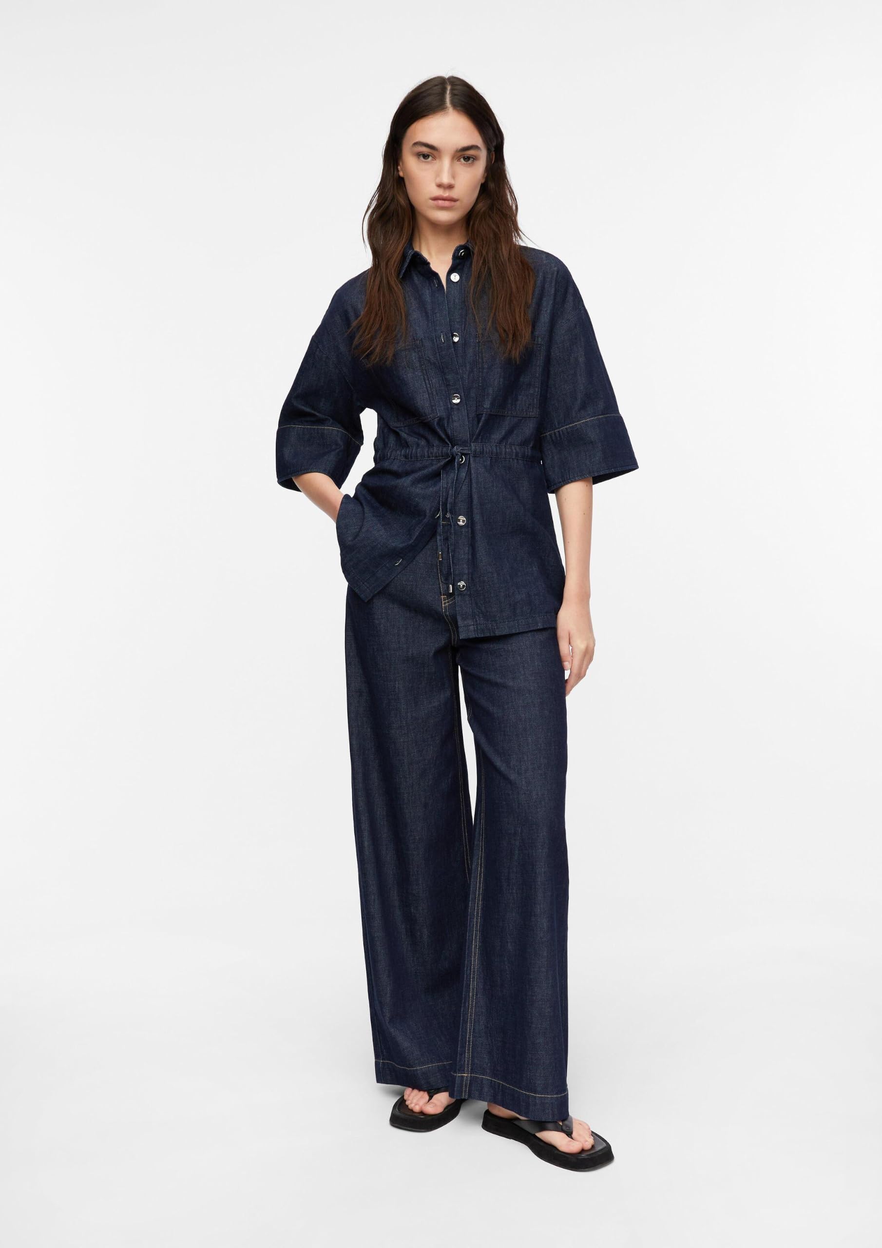 comma-wide-leg-jeans-damen-high-rise-denim image 6