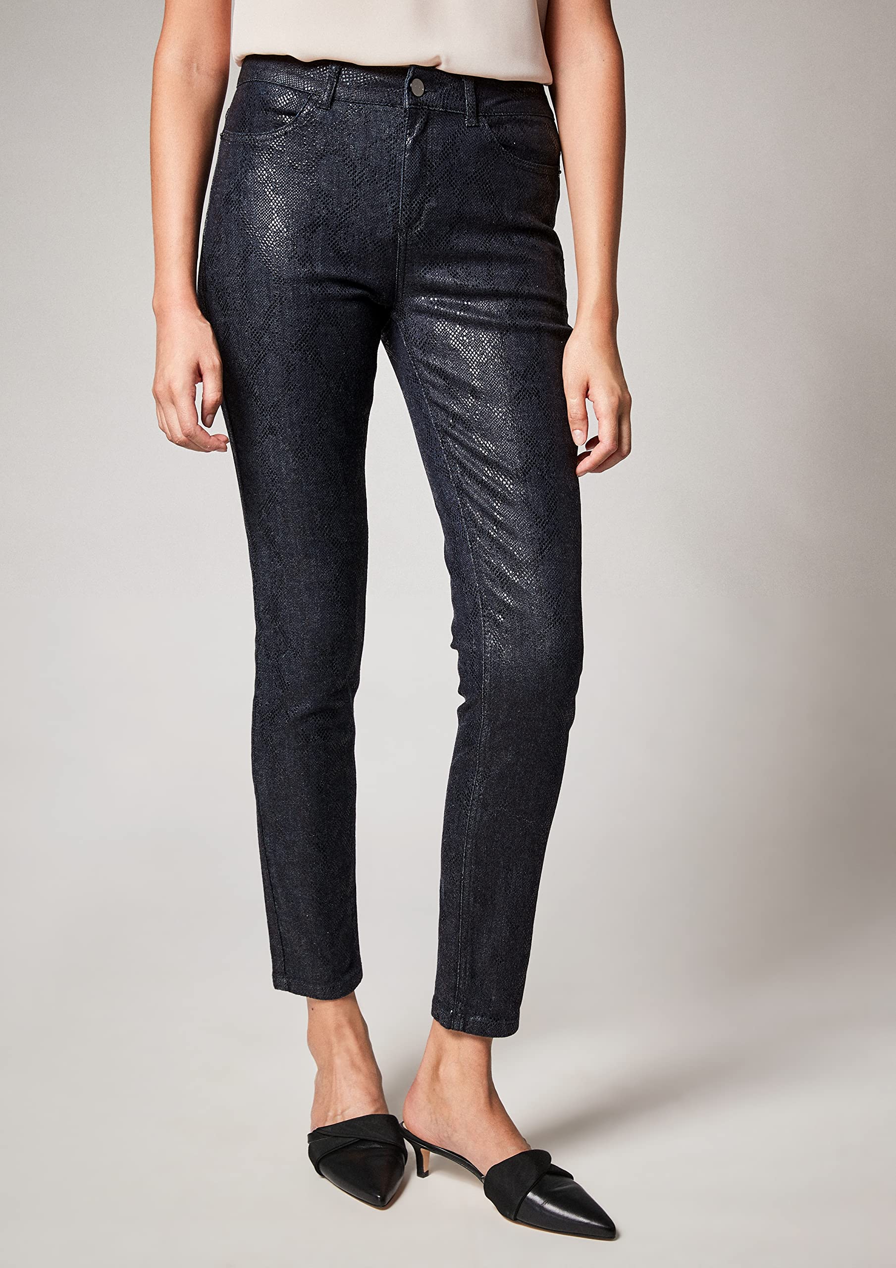 comma-jeans-snake-damenjeans-animal-muster-schmal image 5