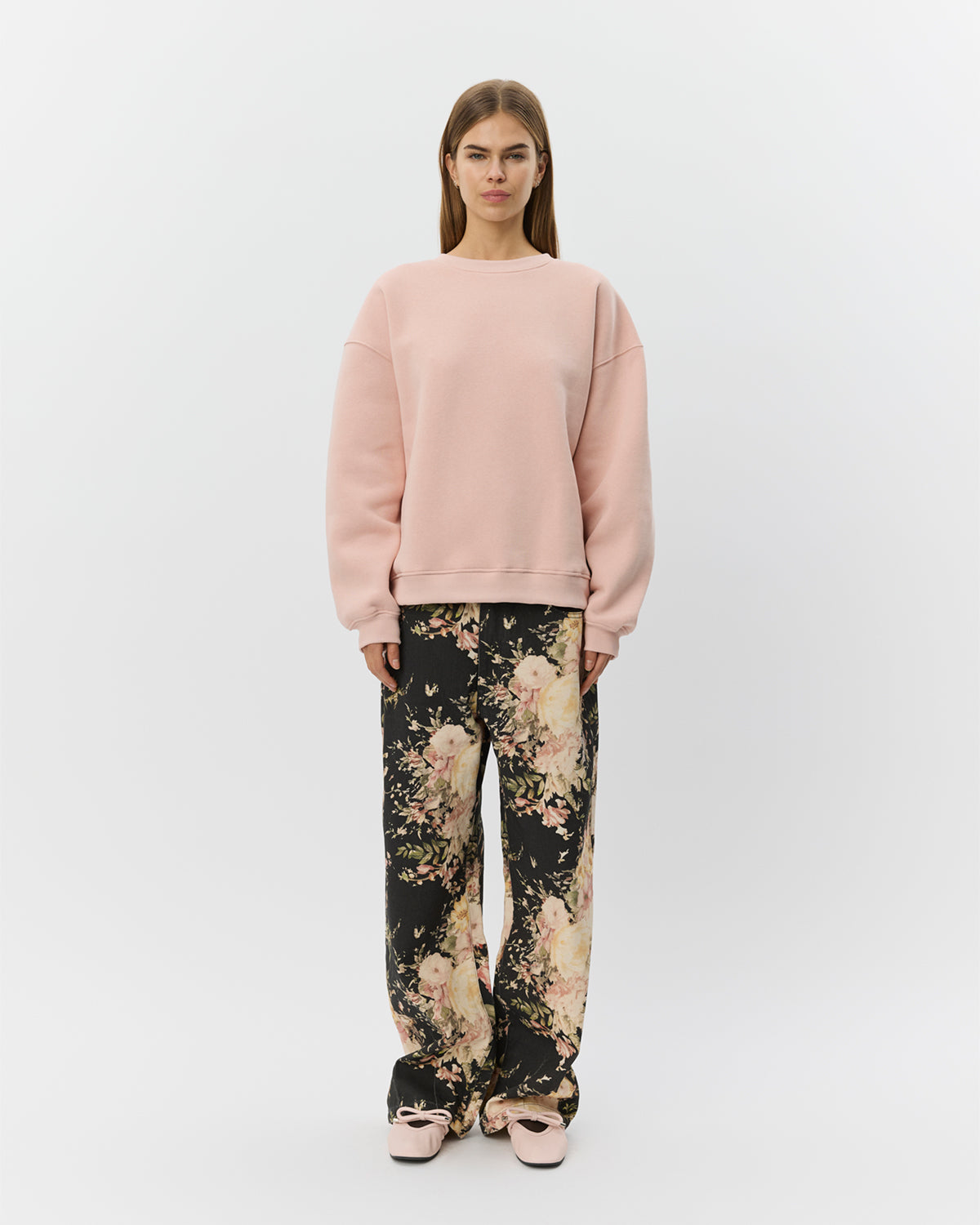 sofie-schnoor-women-emisw-sweatshirt-s261490-douce-pink-print image 2