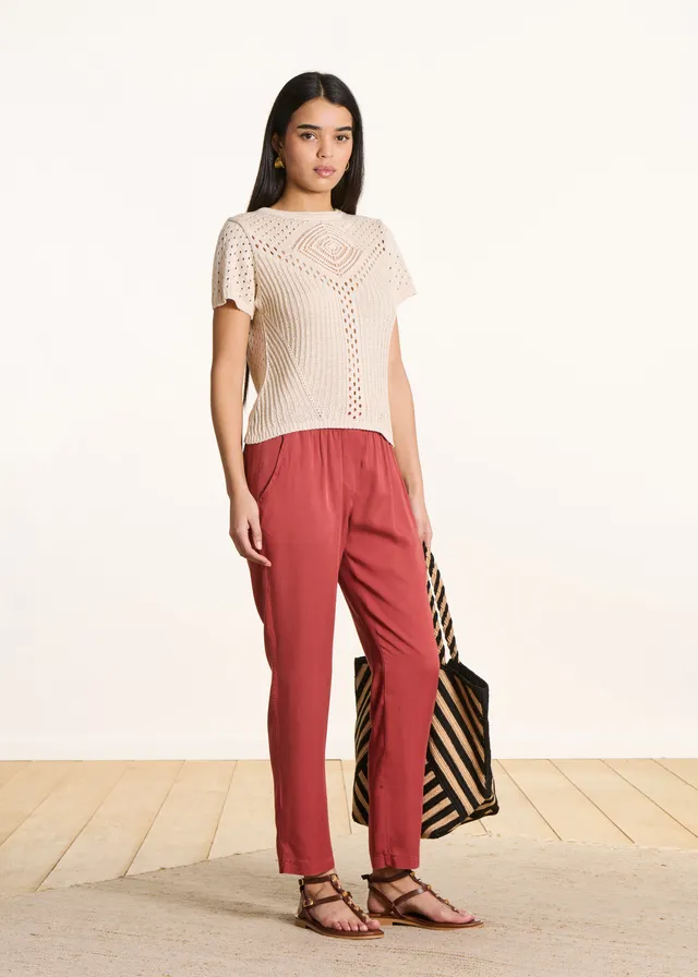la-f-e-marabout-e-pantalons-damila-hose-rot-lyocell image 1