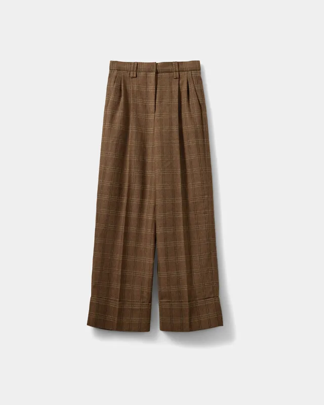 sofie-schnoor-women-rosanasw-karo-hose-maple-brown-check image 1