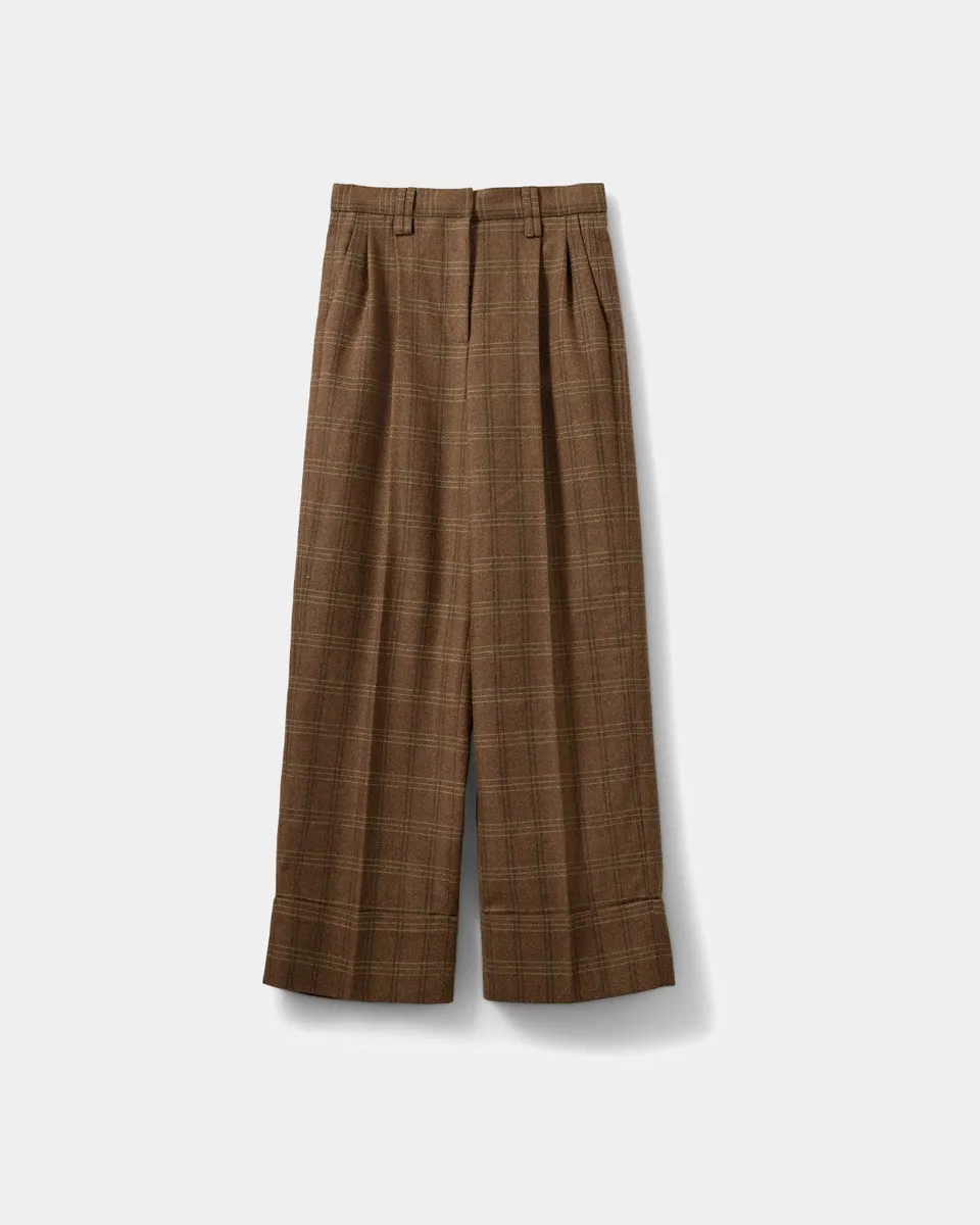 sofie-schnoor-women-rosanasw-karo-hose-maple-brown-check image 1
