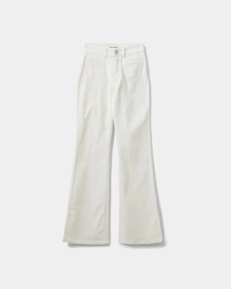 sofie-schnoor-women-firenzesw-flare-jeans-off-white image 1
