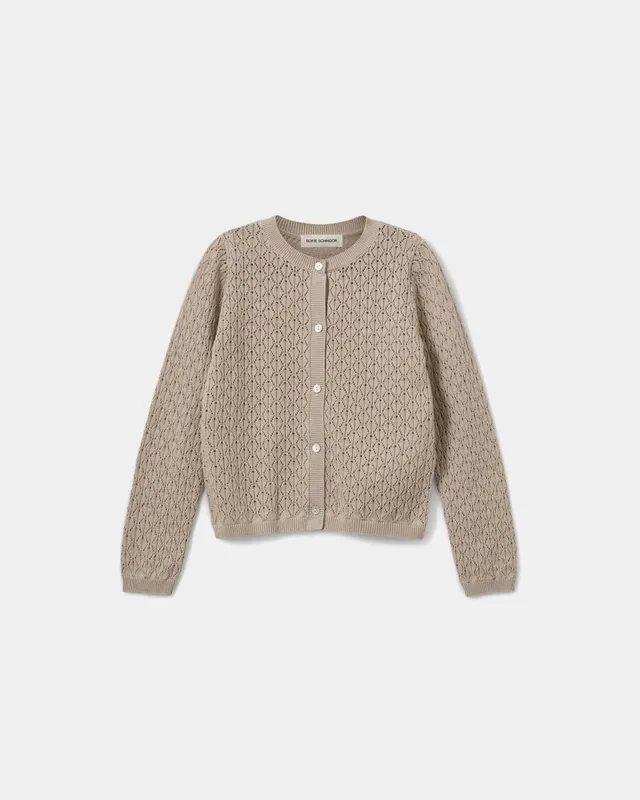 sofie-schnoor-kids-cissesk-cardigan-beige-baumwollmix image 1