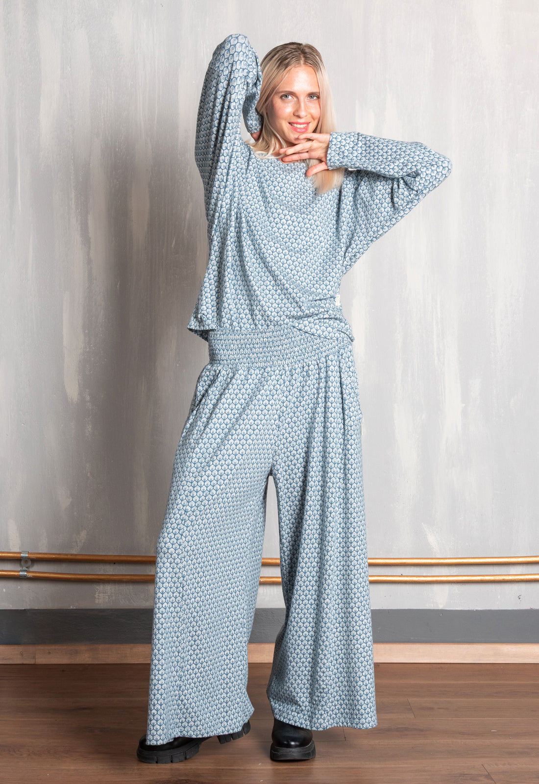 moshiki-w25pants-g2-weite-hose-jacquard-grey-90-cm image 5
