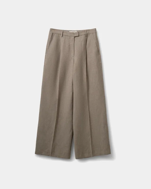 sofie-schnoor-women-izrasw-leinenmix-hose-dark-sand image 1