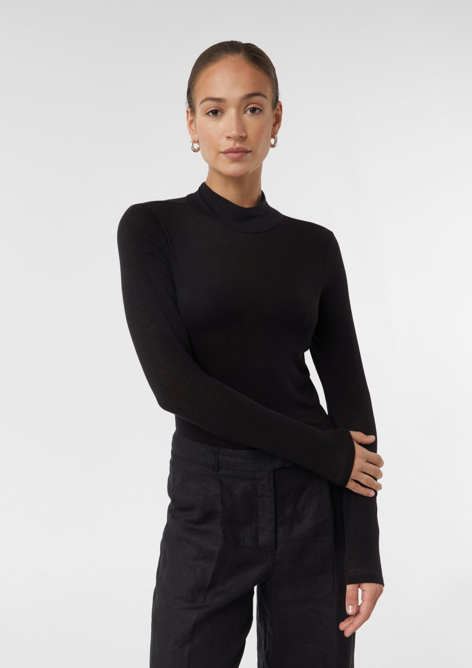 comma-longsleeve-stehkragen-schwarz-gr-36 image 5