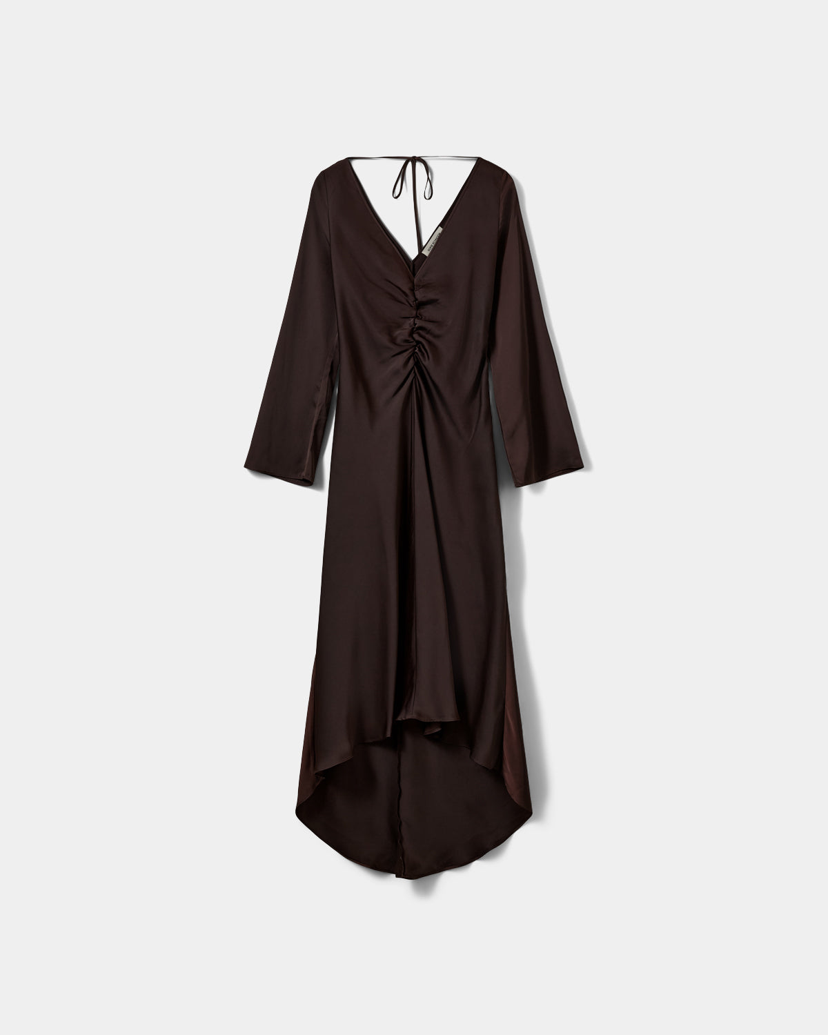 sofie-schnoor-women-malysw-v-neck-dress-dark-plum-maxi-langarm image 1