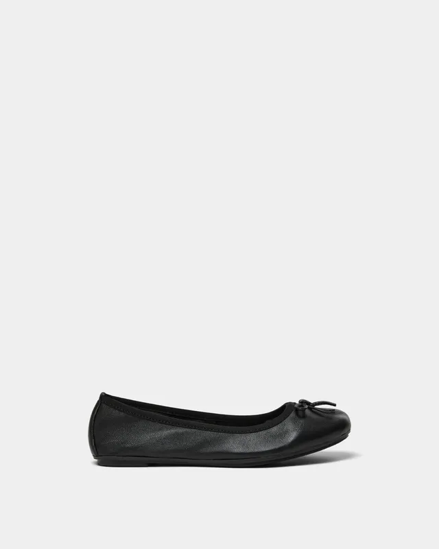 sofie-schnoor-young-malousy-ballerina-ballerinas-schwarz-leder image 1