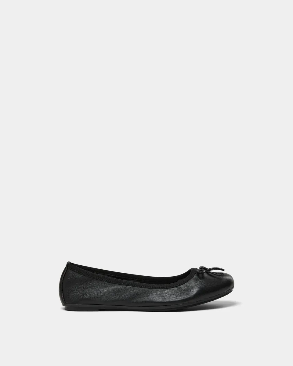 sofie-schnoor-young-malousy-ballerina-ballerinas-schwarz-leder image 1